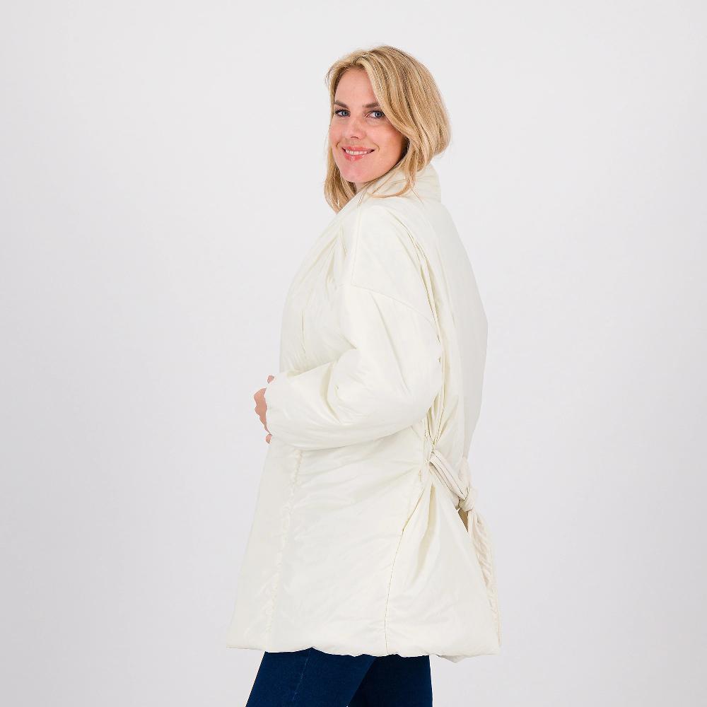 QVC SottoMarino Piumino Imbottito Con Cintura E Tasche Sui Fianchi