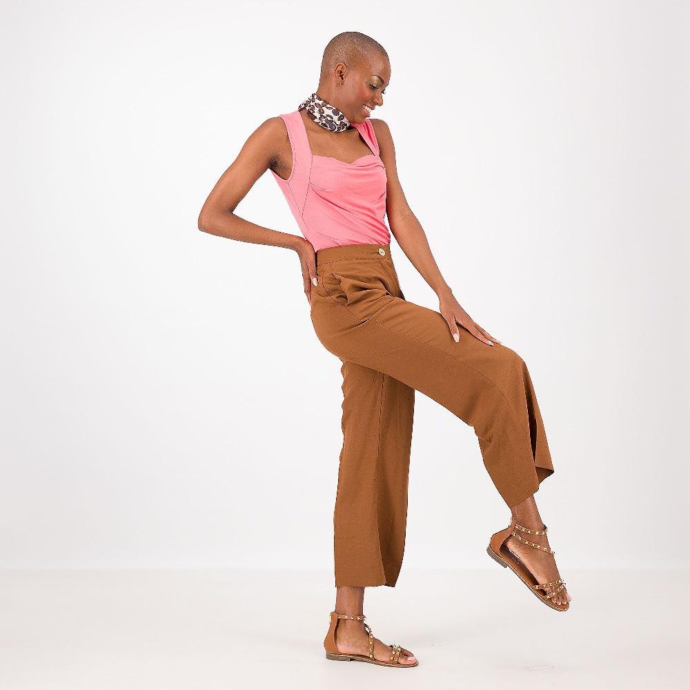 QVC SottoMarino Top In Jersey Di Viscosa Spalla Larga Made In Italy