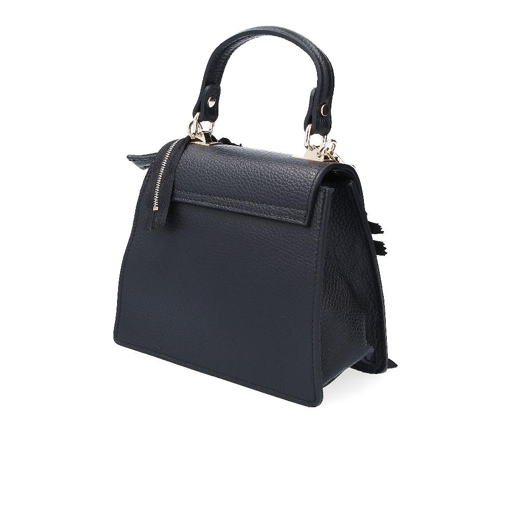 QVC Stefano Ghilardi Borsa A Mano Colly 80 In Pelle Con Tracolla Removibile