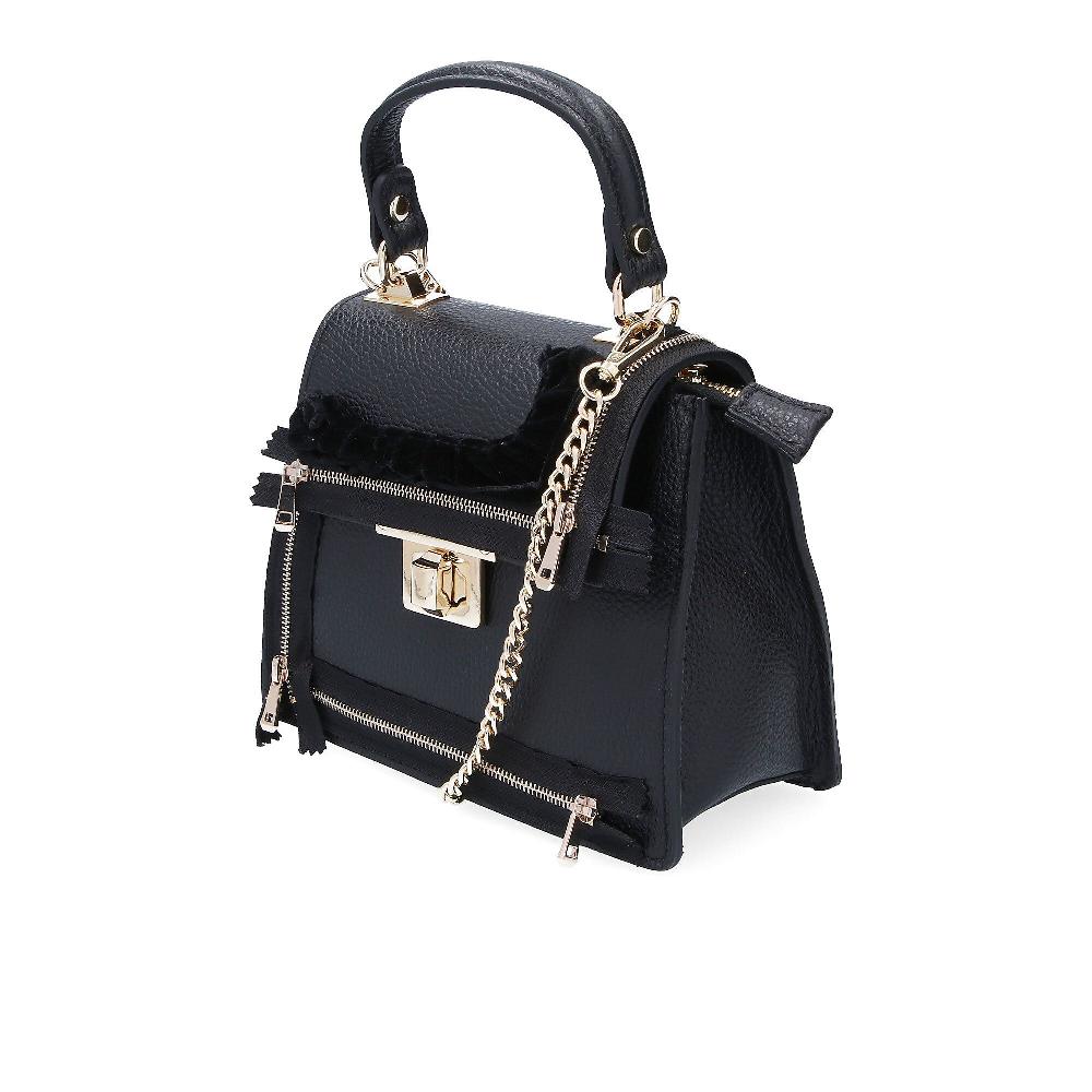 QVC Stefano Ghilardi Borsa A Mano Colly 80 In Pelle Con Tracolla Removibile