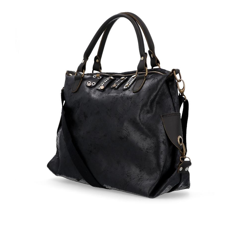 QVC Stefano Ghilardi Borsa A Mano Con Tracolla In Gro Removibile