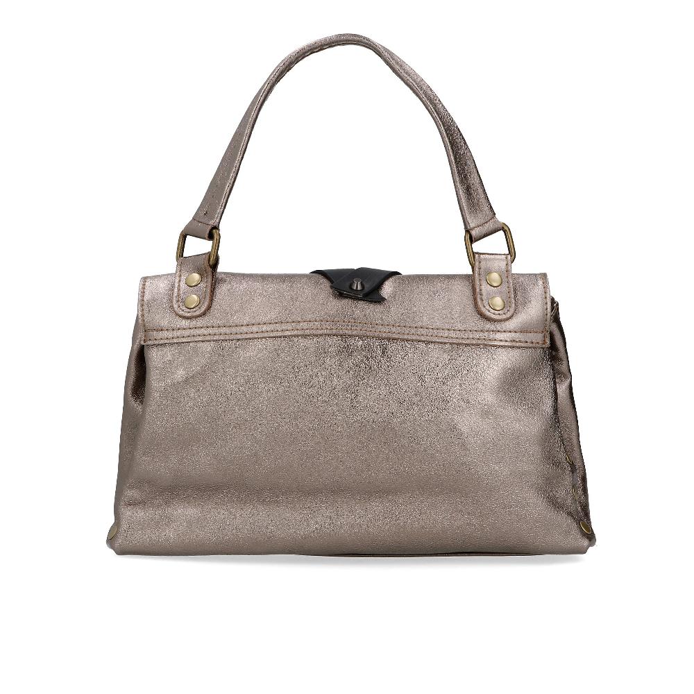 QVC Stefano Ghilardi Borsa A Mano In Pelle Con Fibbie Decorative