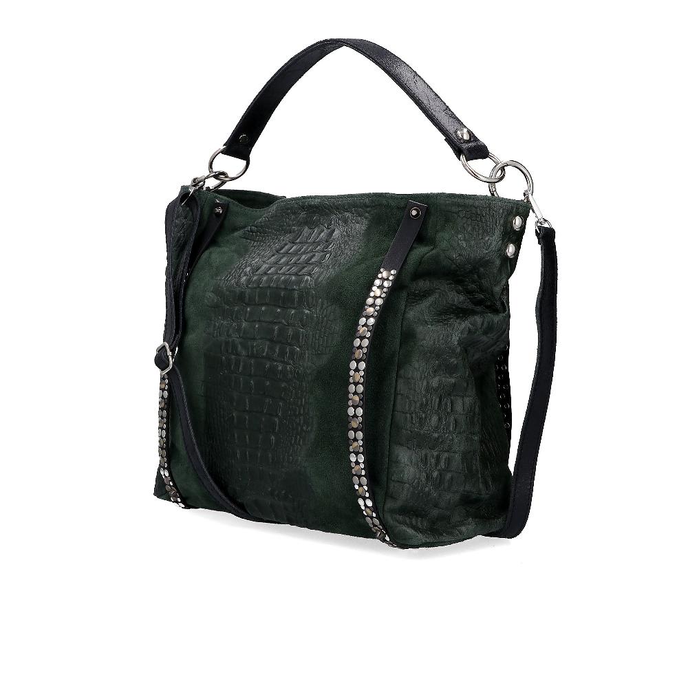 QVC Stefano Ghilardi Borsa A Spalla In Pelle Con Applicazioni E Frange