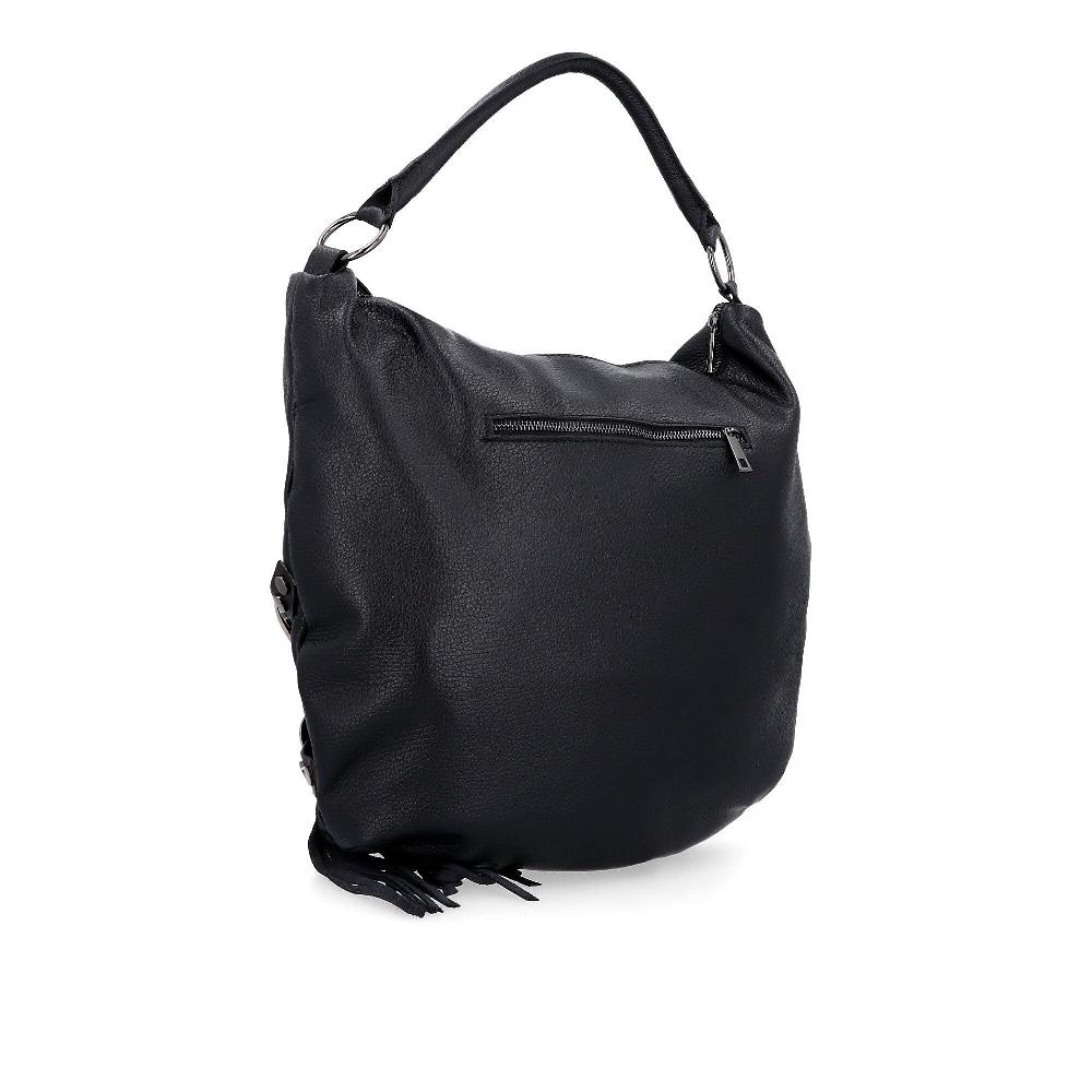 QVC Stefano Ghilardi Borsa A Spalla In Pelle Con Borchie E Frange