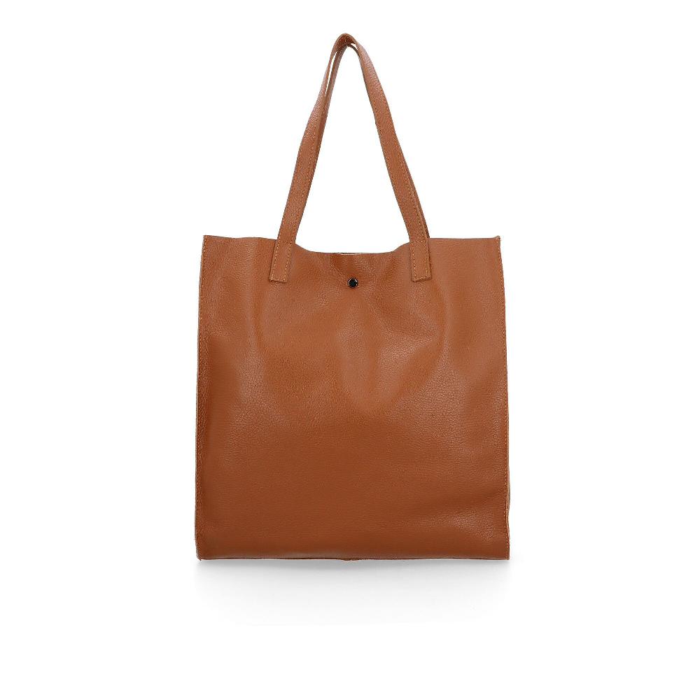 QVC Stefano Ghilardi Borsa A Spalla In Pelle Con Dettagli Denim