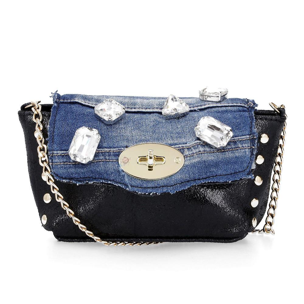 QVC Stefano Ghilardi Borsa in pelle a tracolla Martha 08