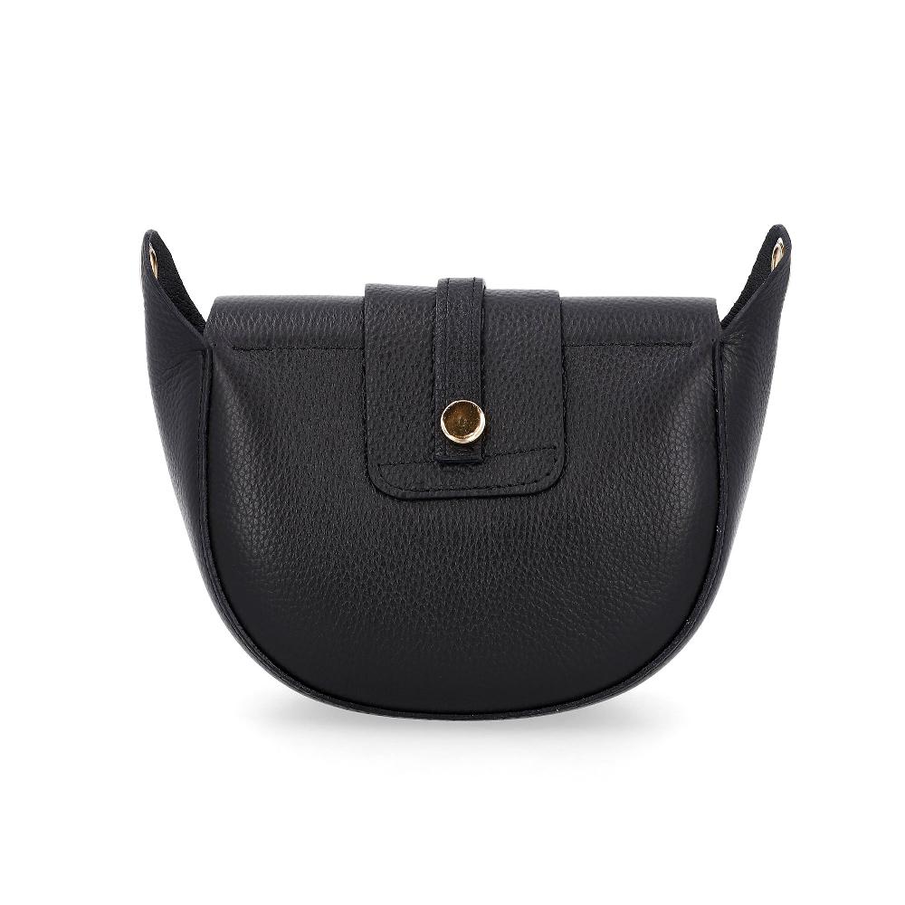 QVC Stefano Ghilardi Borsa In Pelle Emeris Ring Con Tracolla In Tessuto