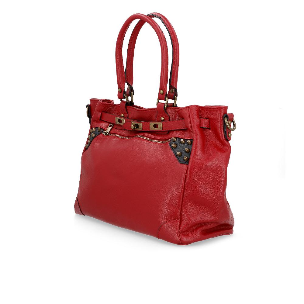QVC Stefano Ghilardi Borsa In Pelle Postina Con Girello E Tracolla Removibile