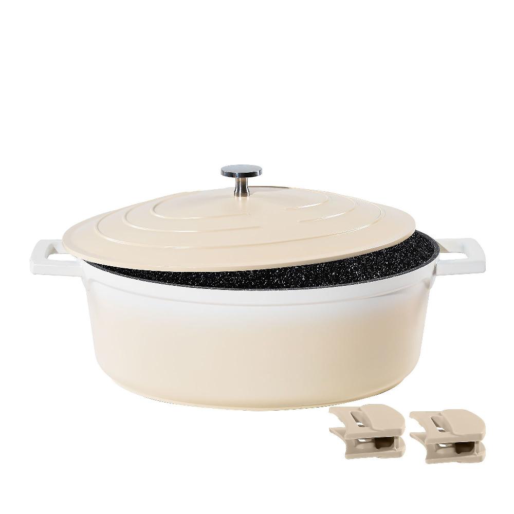 QVC Stoneline Rostiera Aroma Rain con coperchio e presine