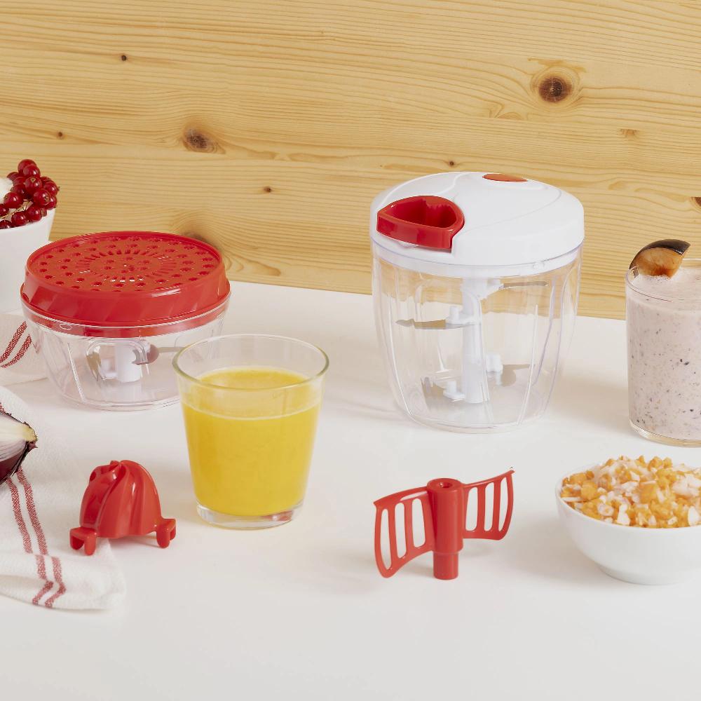 QVC Stoneline Set 12 pezzi con tritatutto grattugia e spremiagrumi