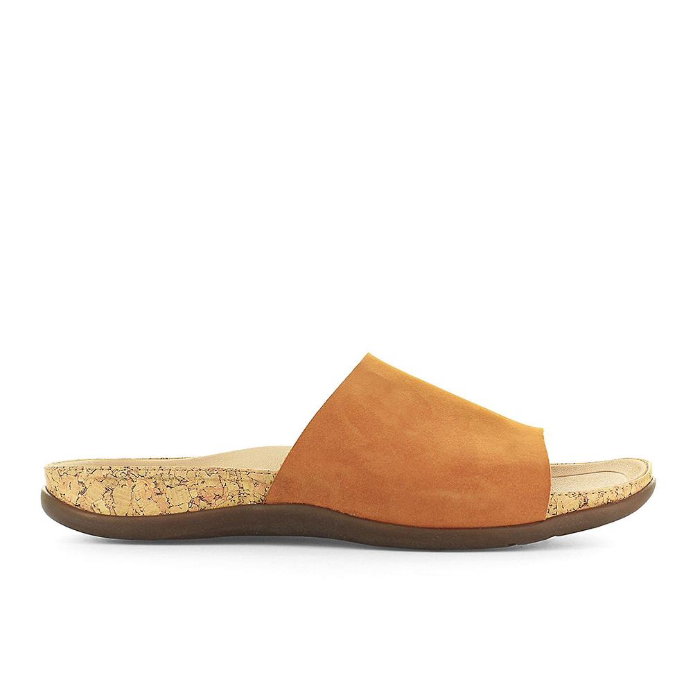 QVC Strive Footwear Ciabatta Con Fascia Frontale In Pelle Scamosciata