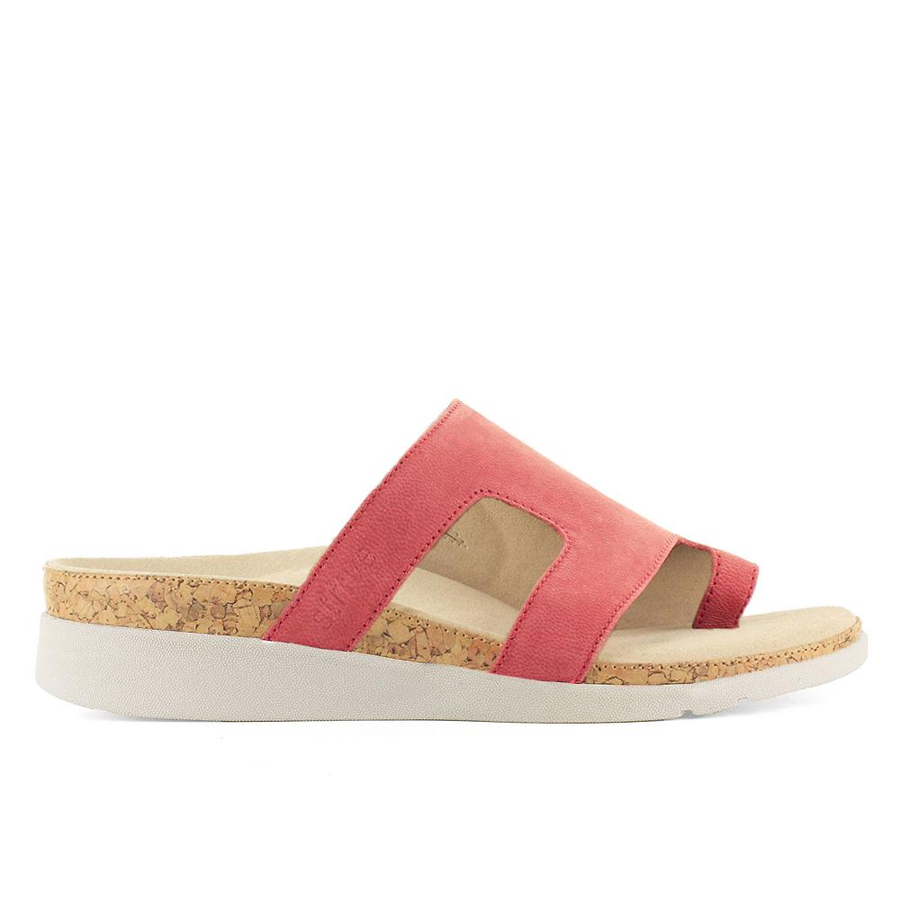 QVC Strive Footwear Infradito In Pelle Con Soletta In Memory Foam