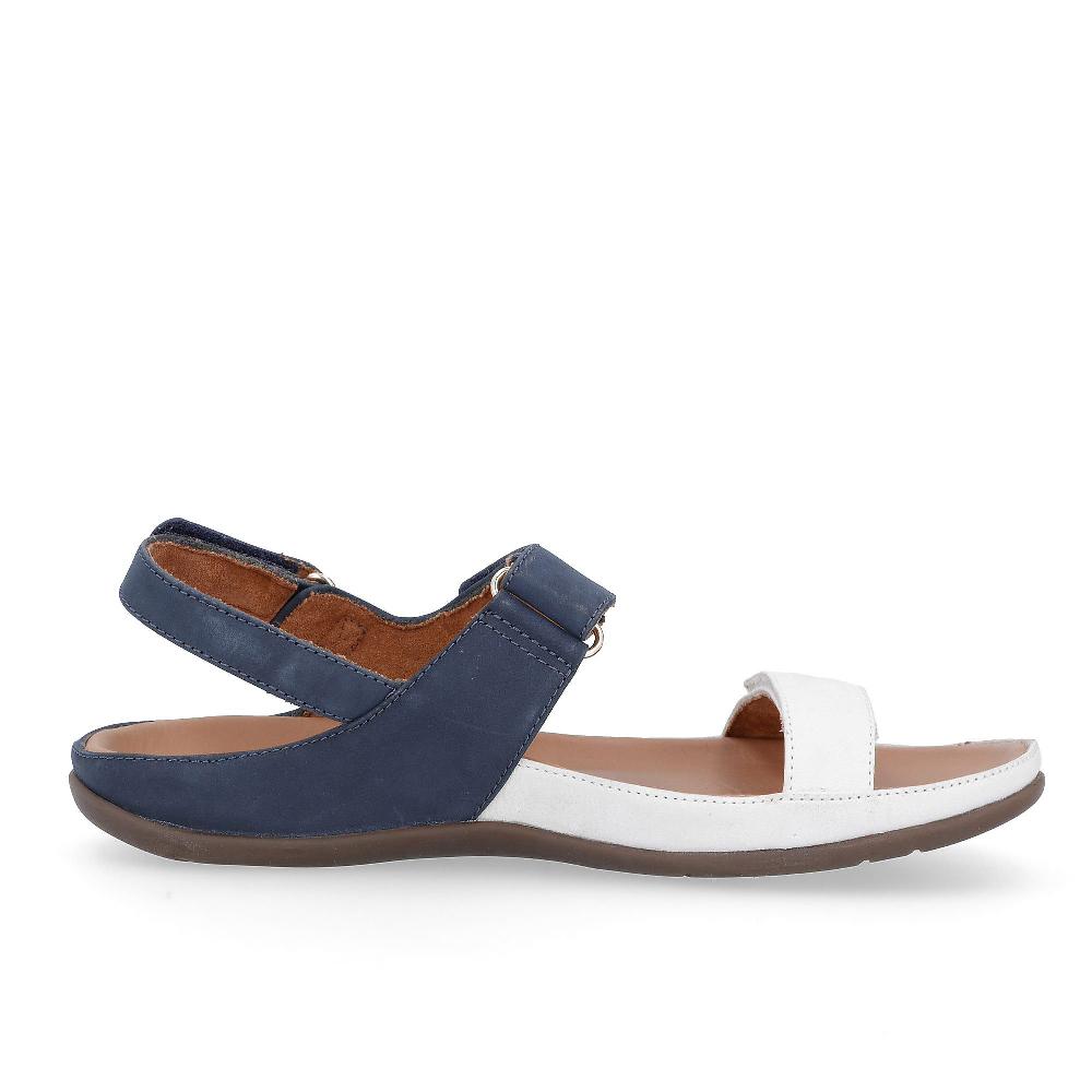 QVC Strive Footwear Sandali In Pelle Con Cinturini Con Velcro
