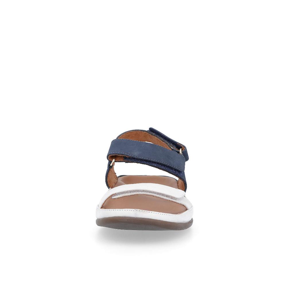 QVC Strive Footwear Sandali In Pelle Con Cinturini Con Velcro