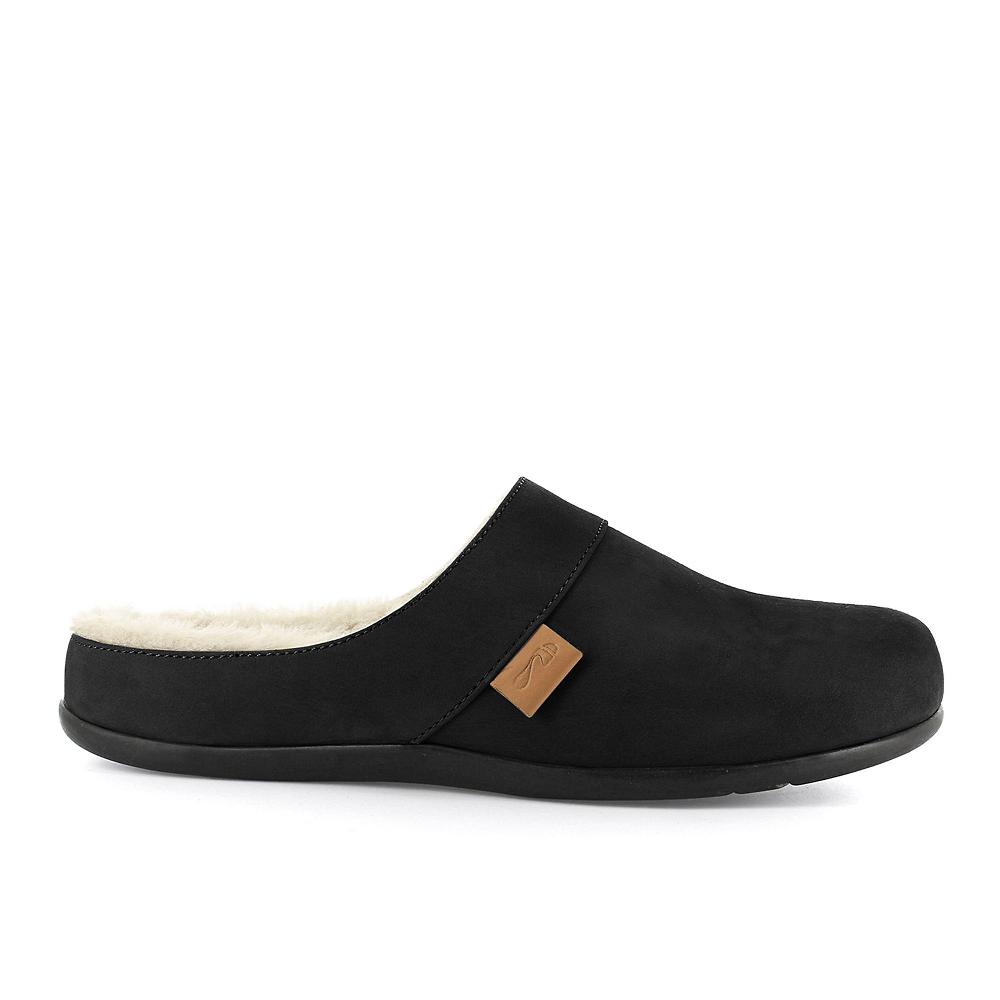 QVC Strive Footwear Slippers In Pelle Cuciture A Rilievo E Imbottitura Interna