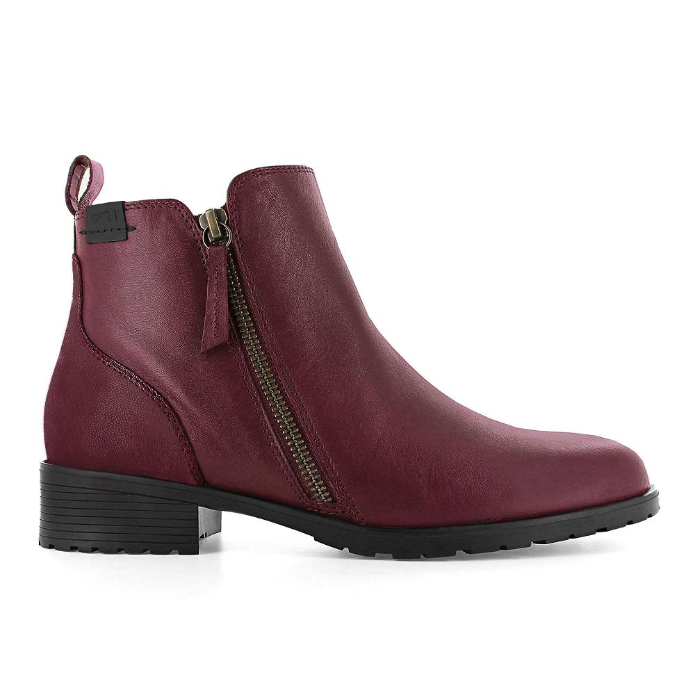 QVC Strive Footwear Stivaletti In Pelle Con Zip Laterale Tacco 3 5 Cm