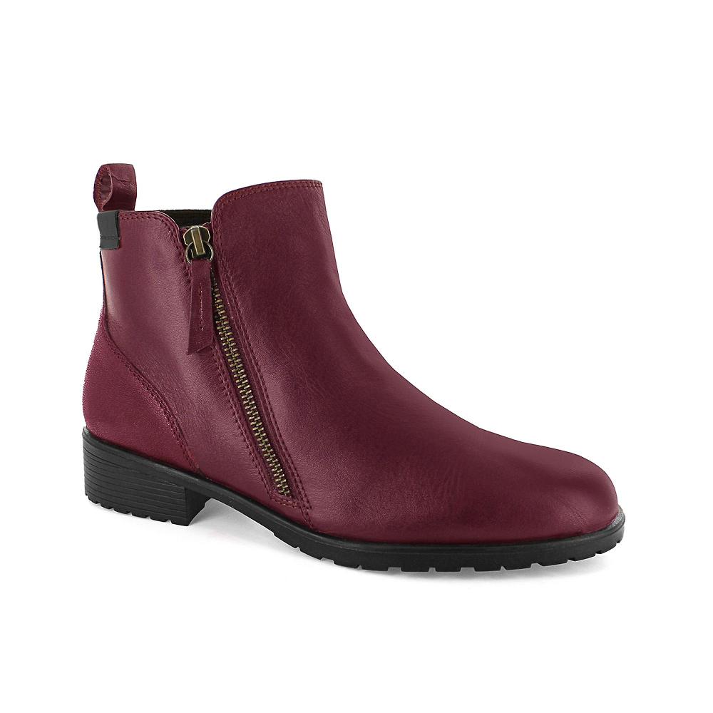 QVC Strive Footwear Stivaletti in pelle con zip laterale tacco 3 5 cm
