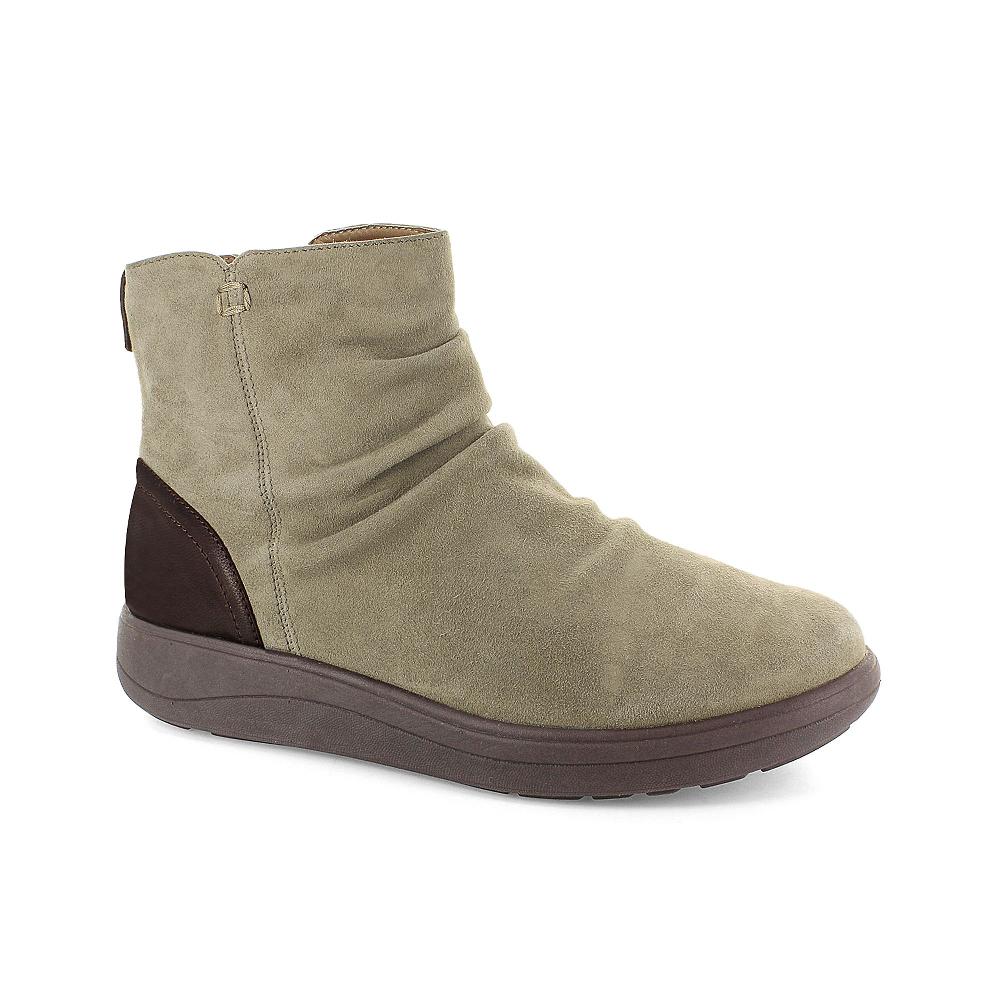 QVC Strive Footwear Stivaletti in pelle effetto arricciato con zip laterale