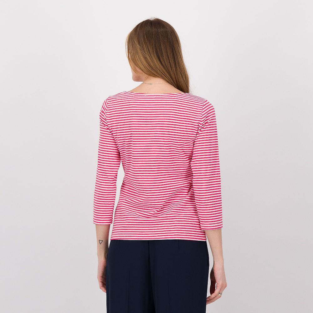 QVC Studio 19 Maglia A Righe In Jersey Misto Cotone Stretch
