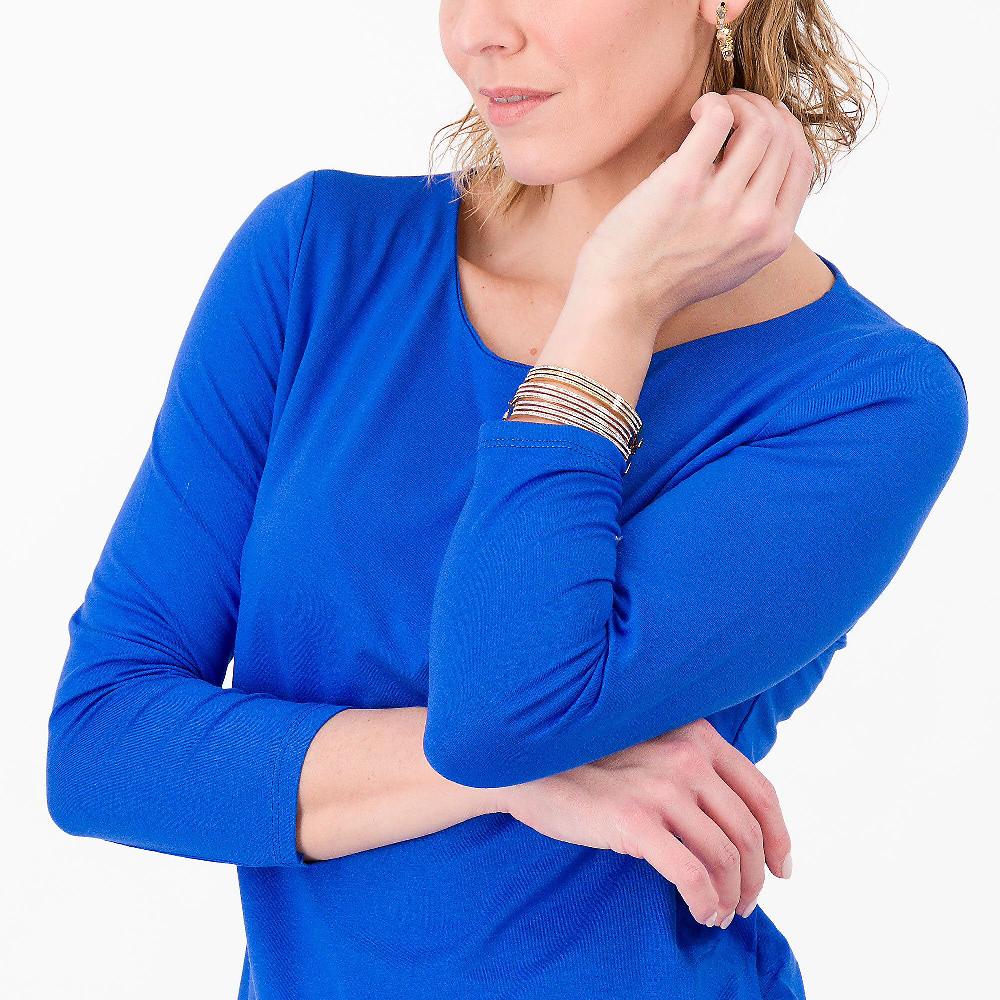 QVC Studio 19 Maglia Scollo Tondo In Jersey Di Viscosa