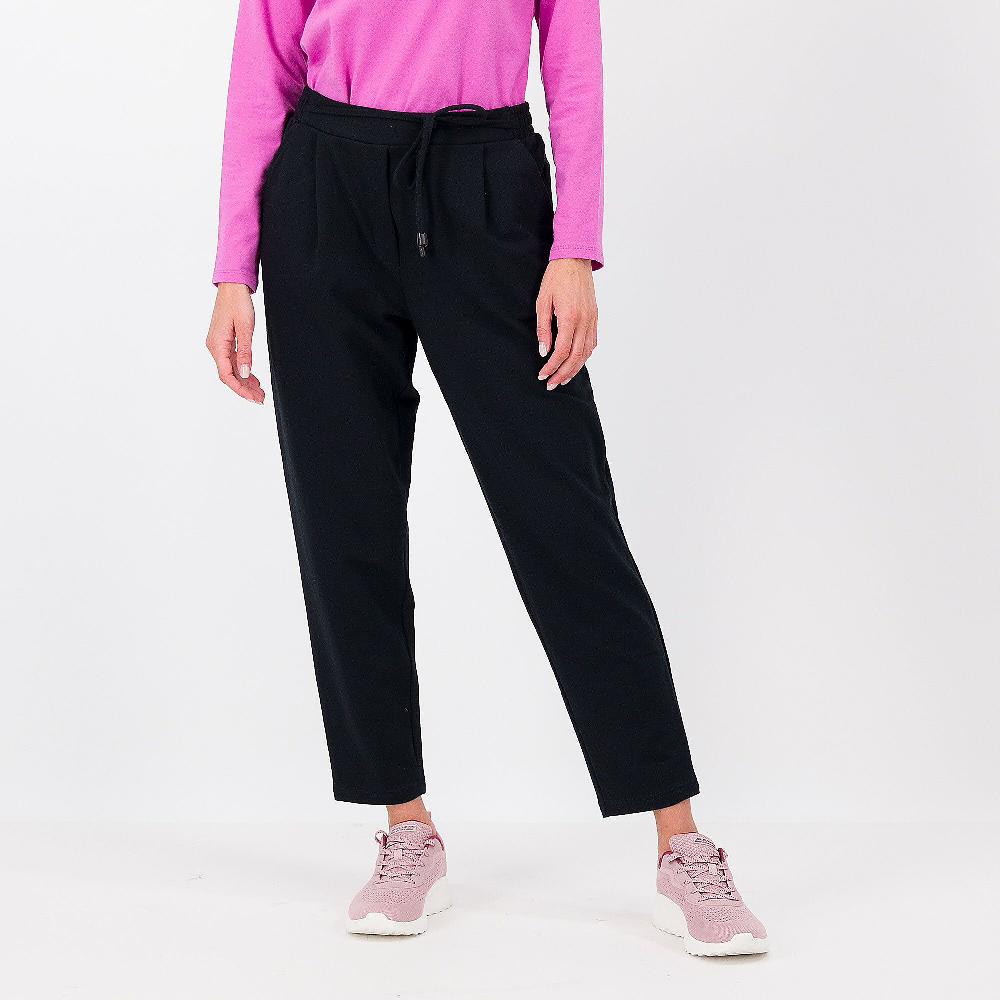 QVC Studio 19 Pantaloni a carota in felpa con pieghe e coulisse