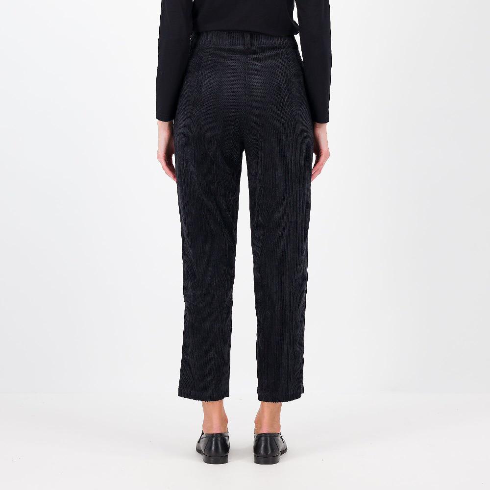 QVC Studio 19 Pantaloni A Carota In Velluto Millerighe