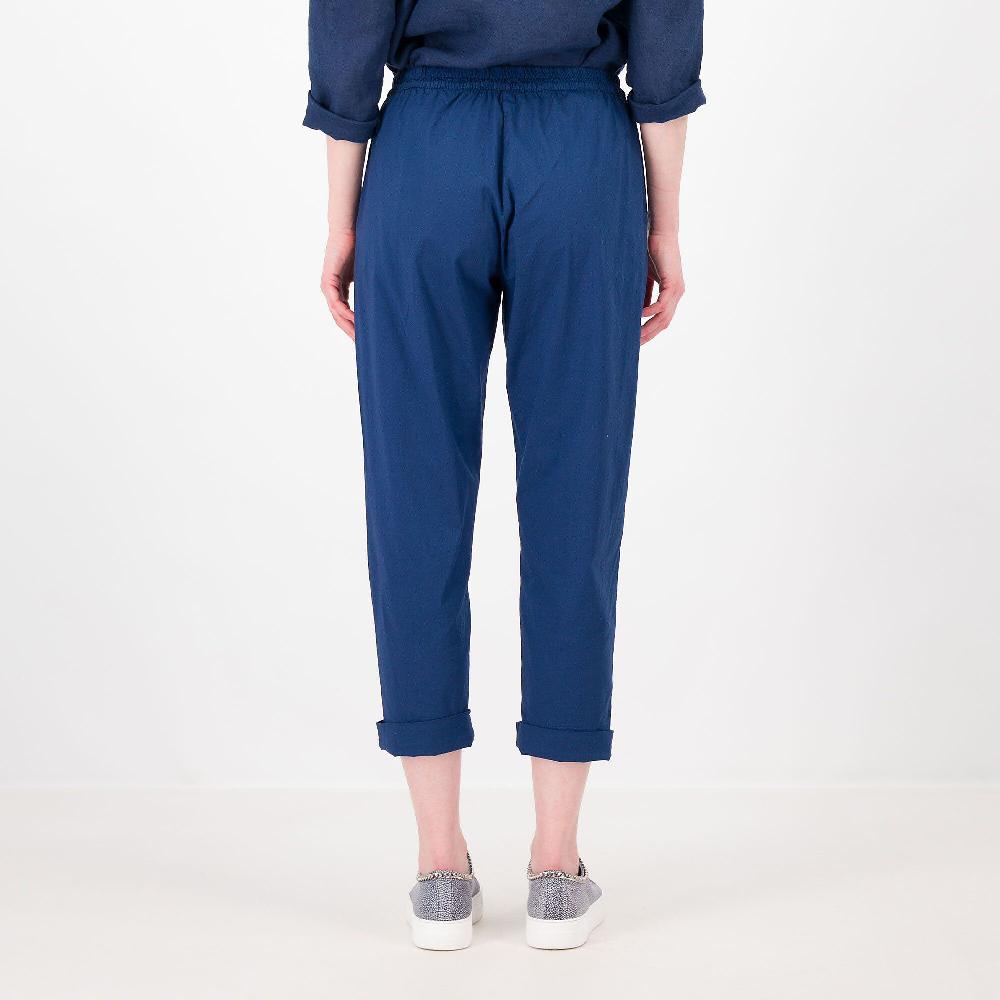 QVC Studio 19 Pantaloni A Carota Popeline Di Cotone Risvolto Al Fondo Made In Italy