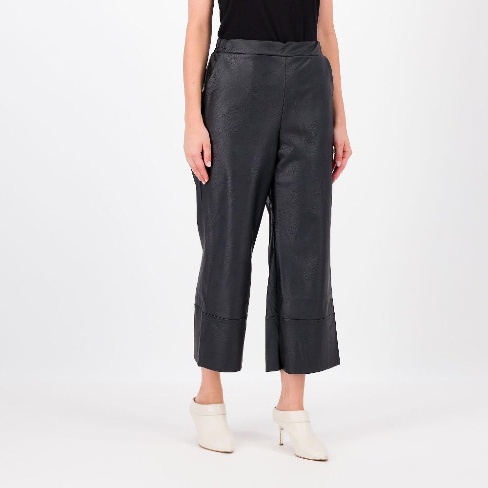 QVC Studio 19 Pantaloni cropped in tessuto spalmato