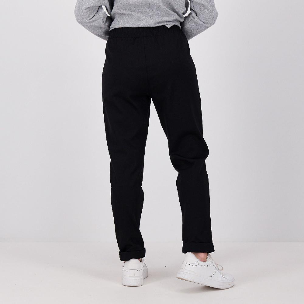 QVC Studio 19 Pantaloni In Punto Milano Con Pinces E Risvolto