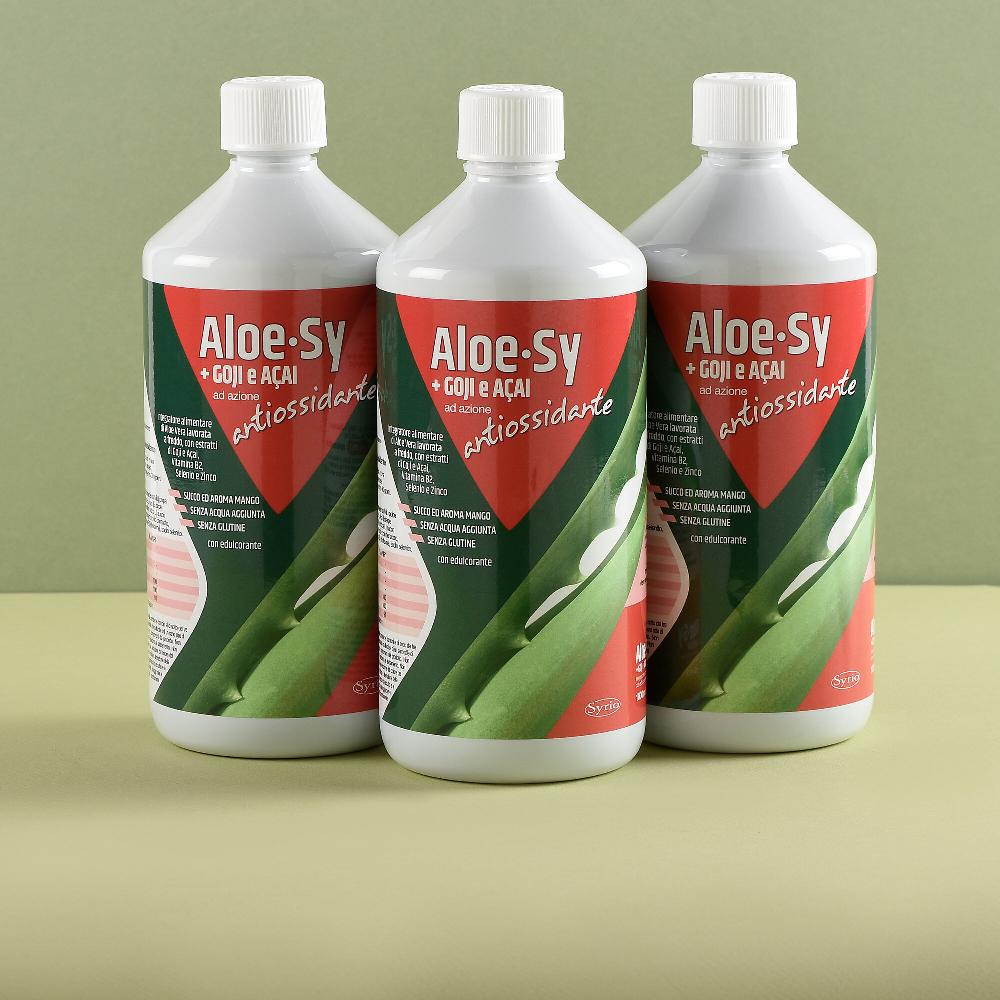 QVC Syrio 3 integratori alimentari succo di Aloe Vera