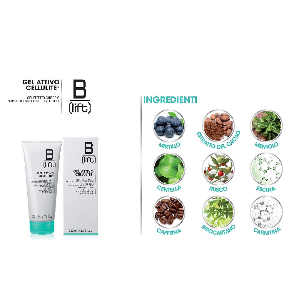 QVC Syrio B-Lift Gel Attivo Cellulite Effetto Ghiaccio 2 Pz