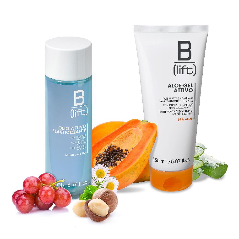 QVC Syrio B-LIFT Olio Attivo Macadamia e Aloe-Gel Attivo Papaya