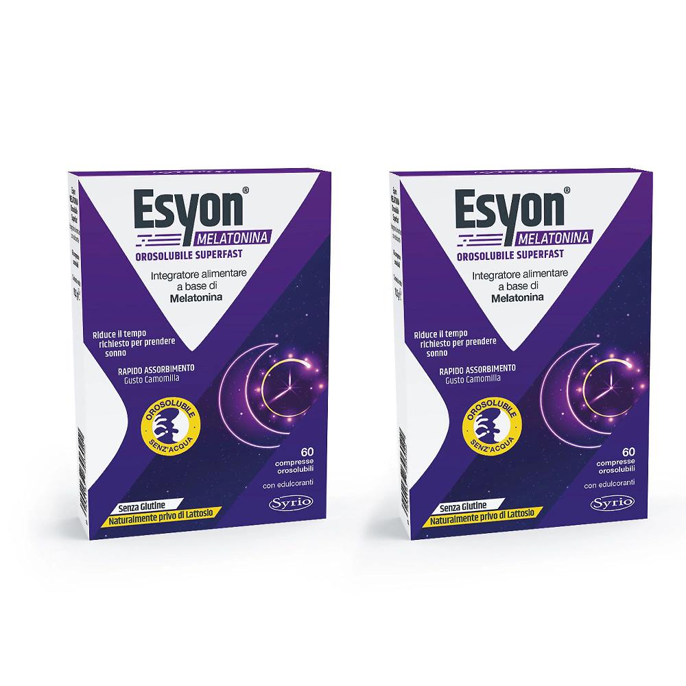 QVC Syrio Esyon Melatonina Fast Integratore alimentare (120cpr)