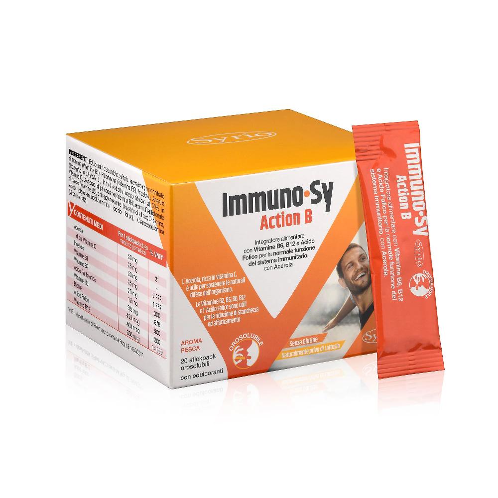 QVC Syrio Immuno-Sy Action Integratore alimentare (20 stick)