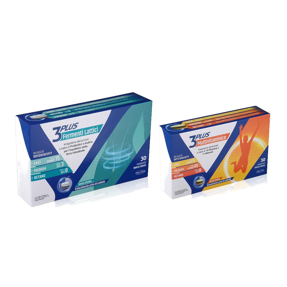 QVC Syrio Kit 3Plus: Multivitaminico + Fermenti Lattici