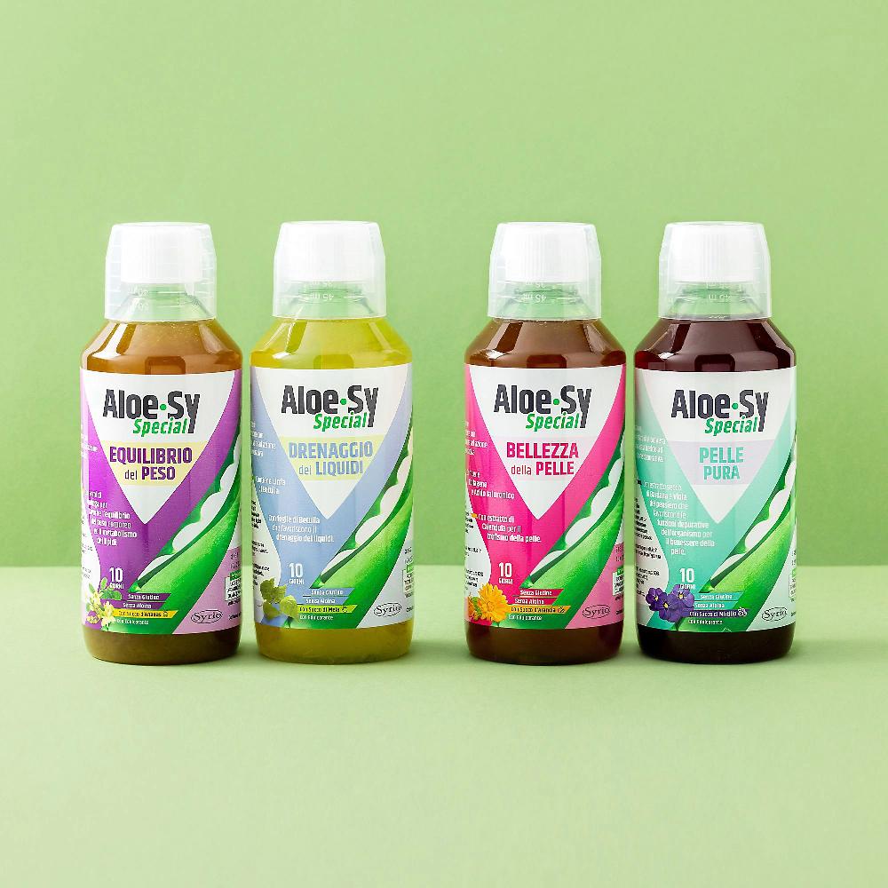 QVC Syrio Kit 4 integratori alimentari con Aloe Vera