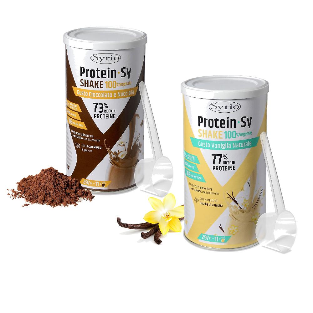 QVC Syrio Protein SY Shake integratori proteici vaniglia + cioccolato
