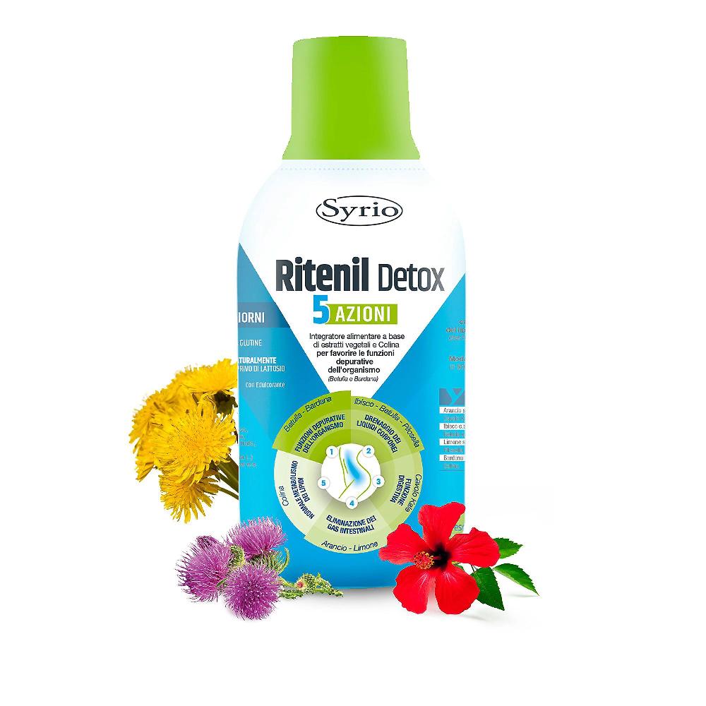 QVC Syrio Ritenil Detox 5 Azioni; integratore per il benessere