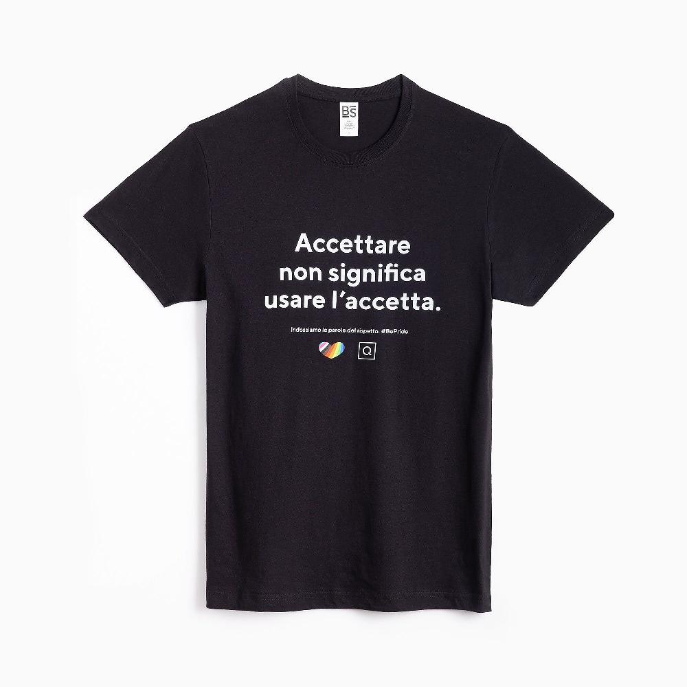 QVC T-shirt Girocollo In 100% Cotone Organico Con Stampa