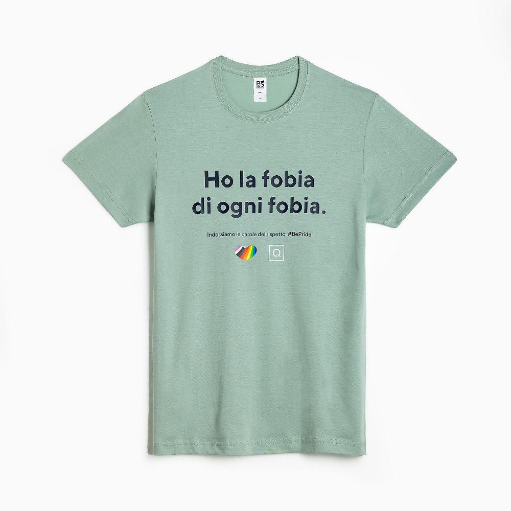 QVC T-shirt Girocollo In 100% Cotone Organico Con Stampa