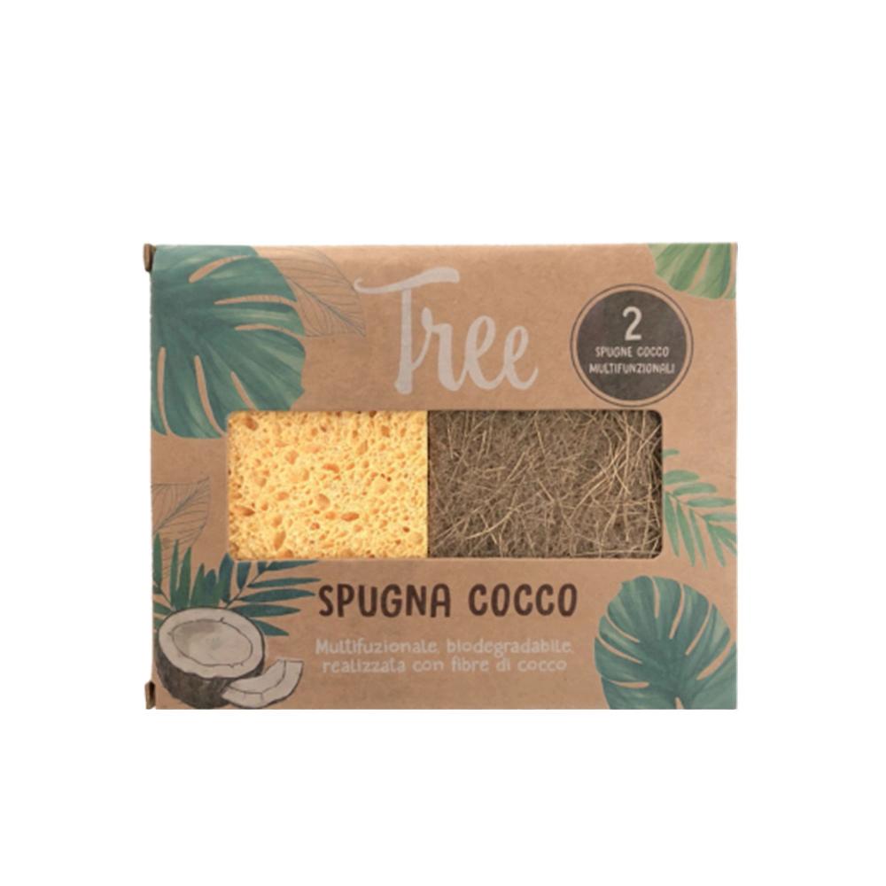 QVC Tree Original Sgrassatore Agli Agrumi Rotolo In Bamboo E Spugna Cocco