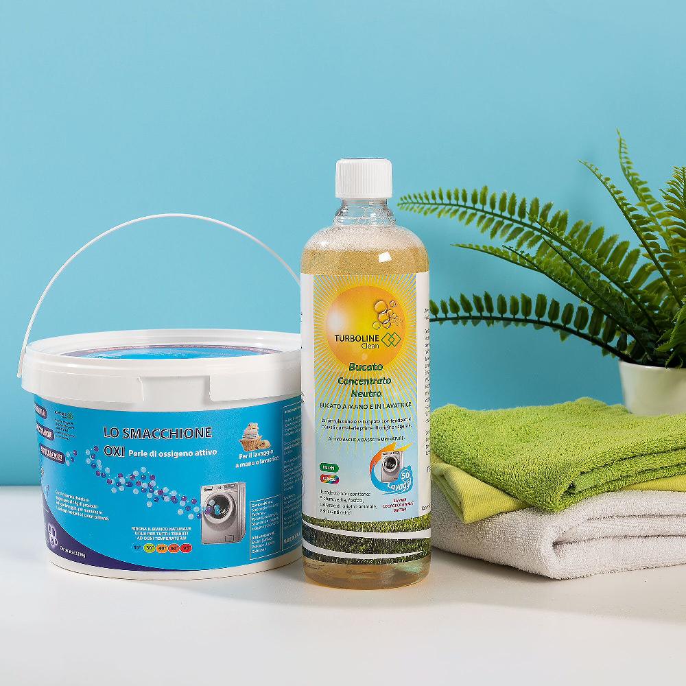 QVC Turboline Detersivo Lavatrici Bianchi E Colorati E Detersivo Liquido