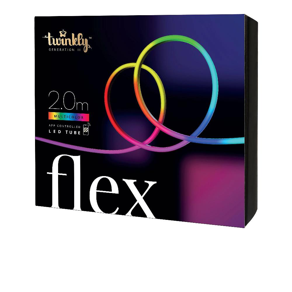 QVC Twinkly Flex Tubo Flessibile Lungo 2m Con 200 LED 16 Milioni Di Colori Controllato Da App