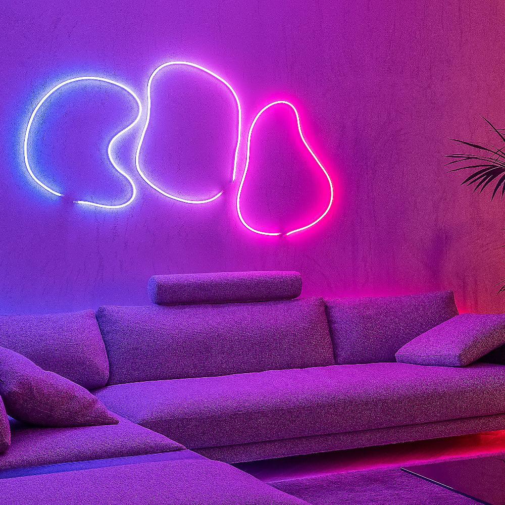QVC Twinkly Flex Tubo Flessibile Lungo 2m Con 200 LED 16 Milioni Di Colori Controllato Da App