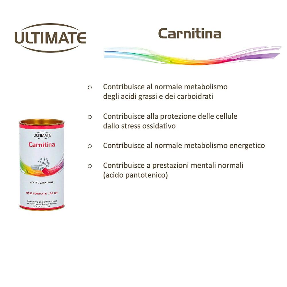 QVC Ultimate Carnitina Integratore Alimentare (180cps)