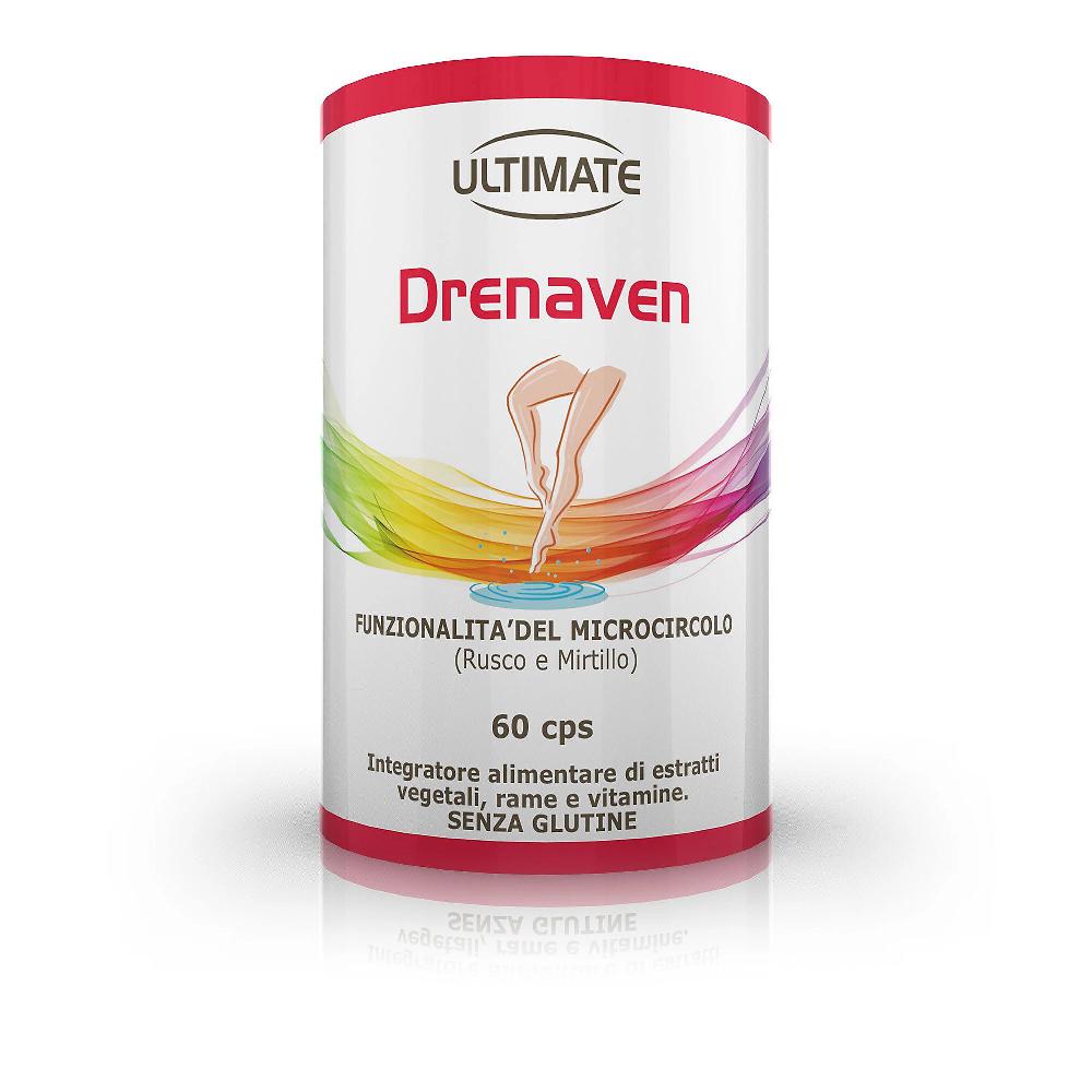 QVC Ultimate Drenaven Integratore per la funzionalità del microcircolo 60cp