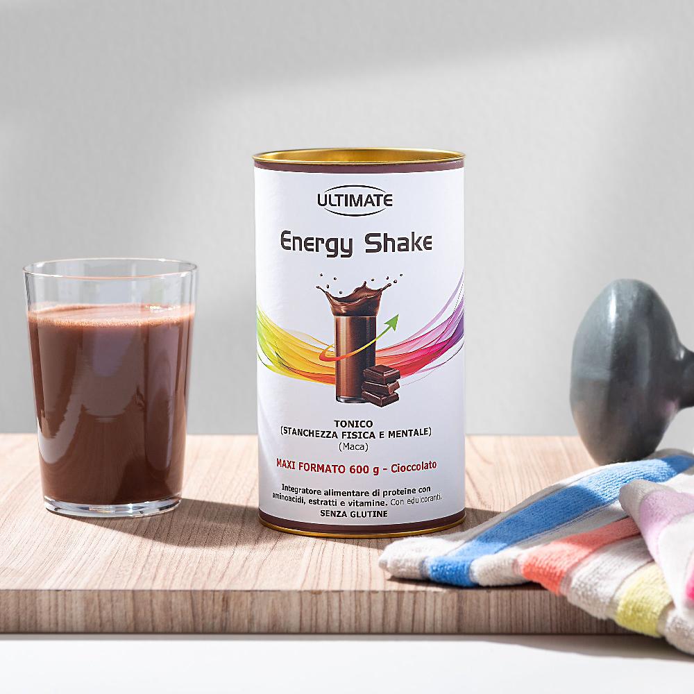QVC Ultimate Energy Shake integratore con 3 fonti proteiche