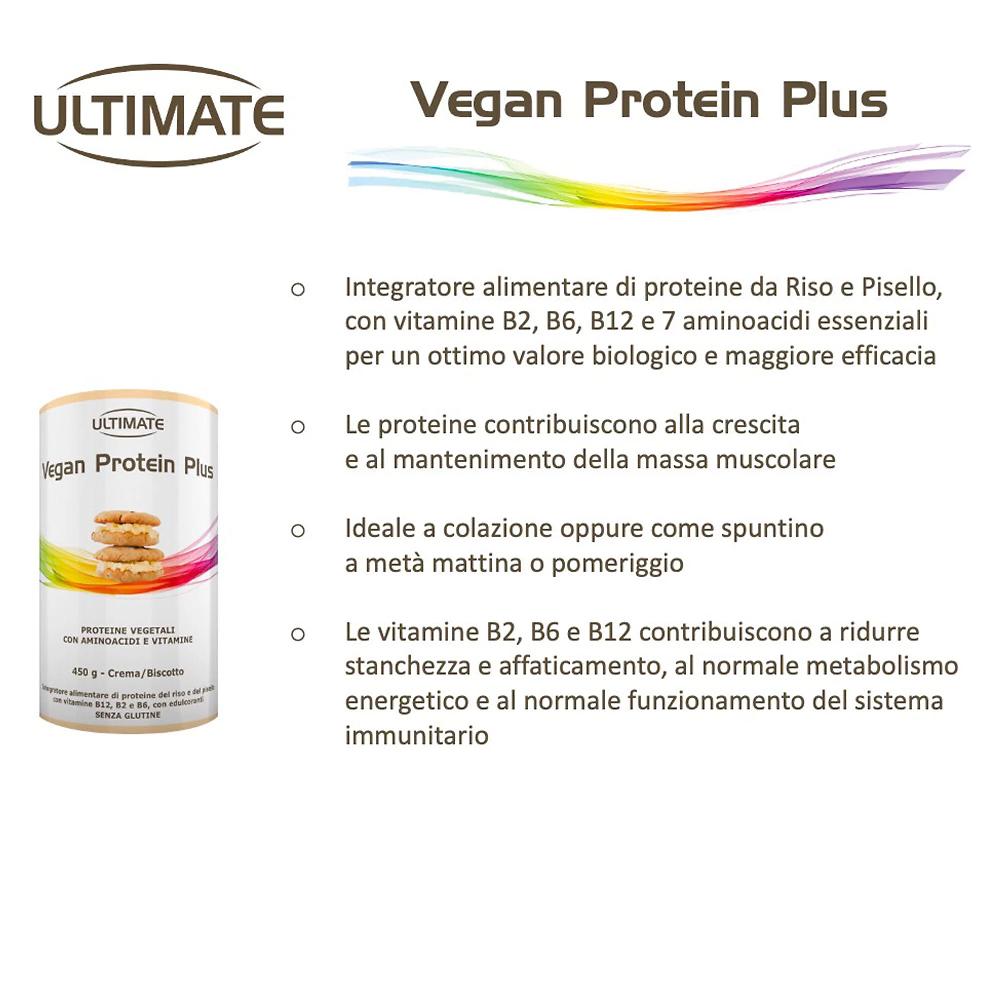 QVC Ultimate Vegan Protein Plus Integratore Alimentare
