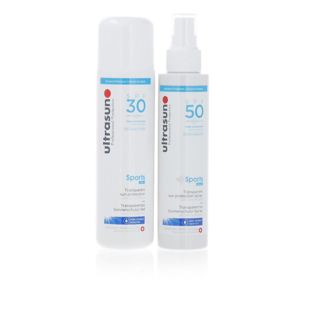 QVC Ultrasun Gel Solare Sports SPF30 + Spray Sports SPF50