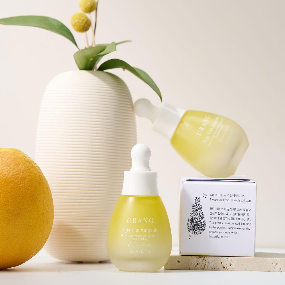 QVC Urang Siero Viso Yuja Vita Ampoule Con Vitamina C